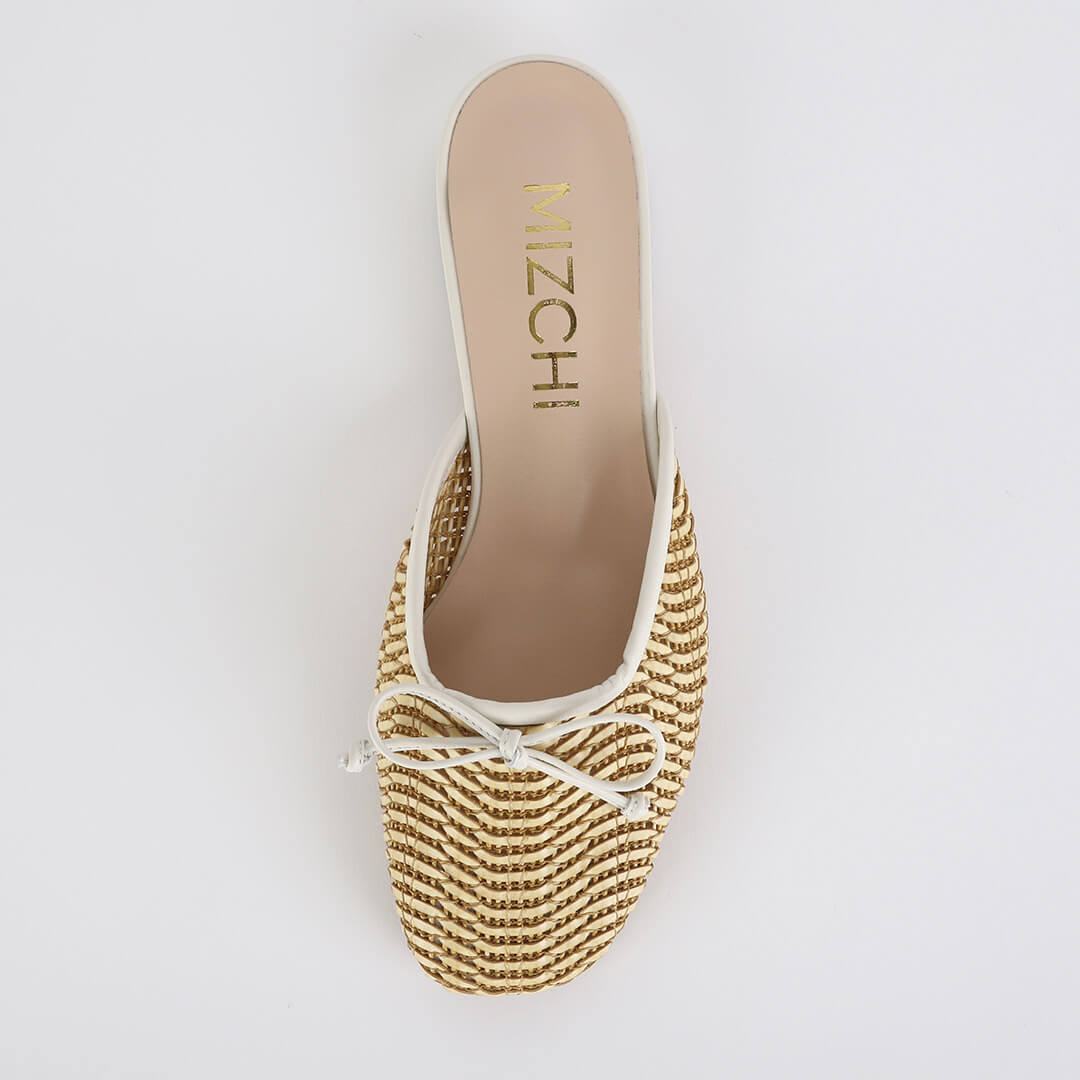 YISSAN - flat rattan slippers