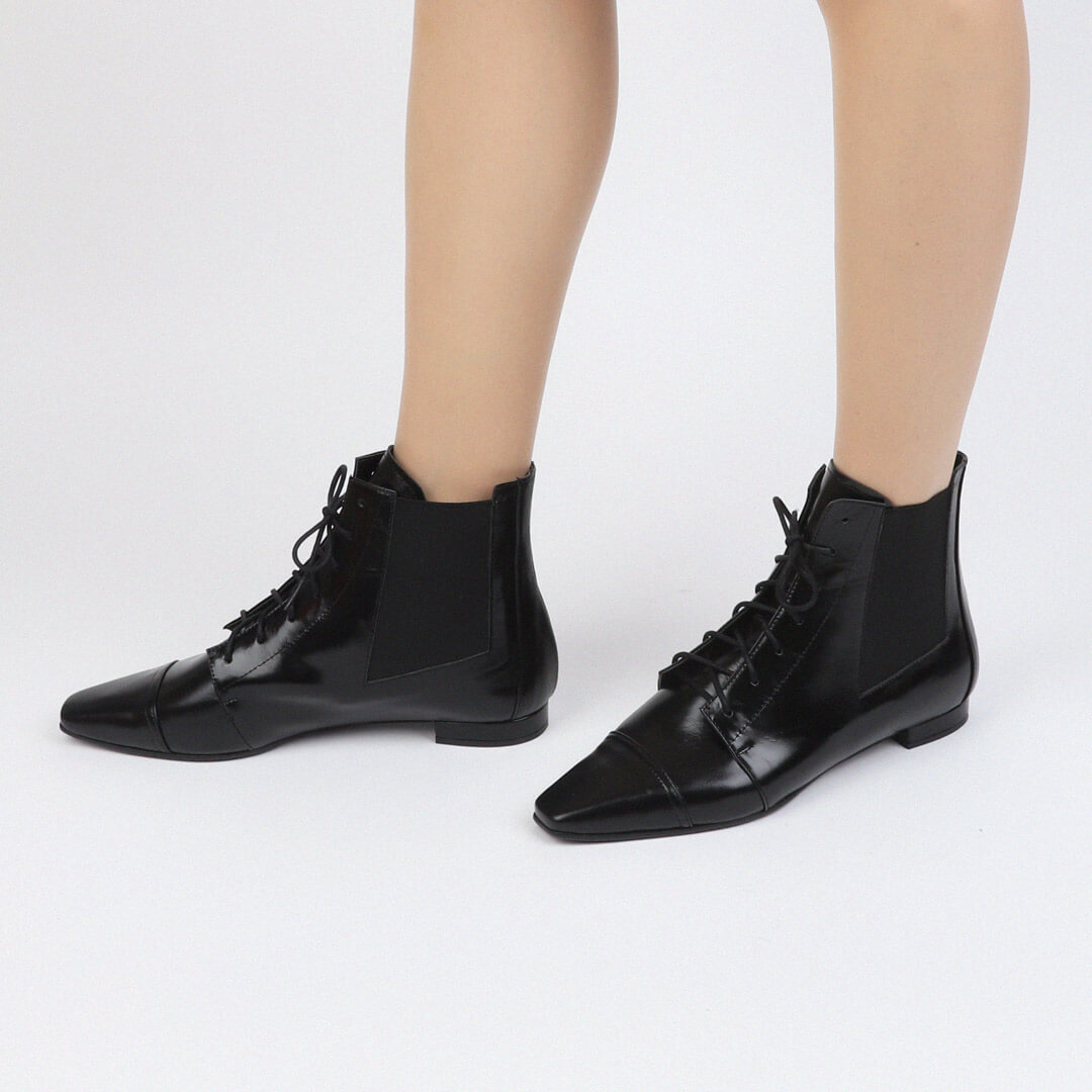 HAUNO - point toe ankle boot