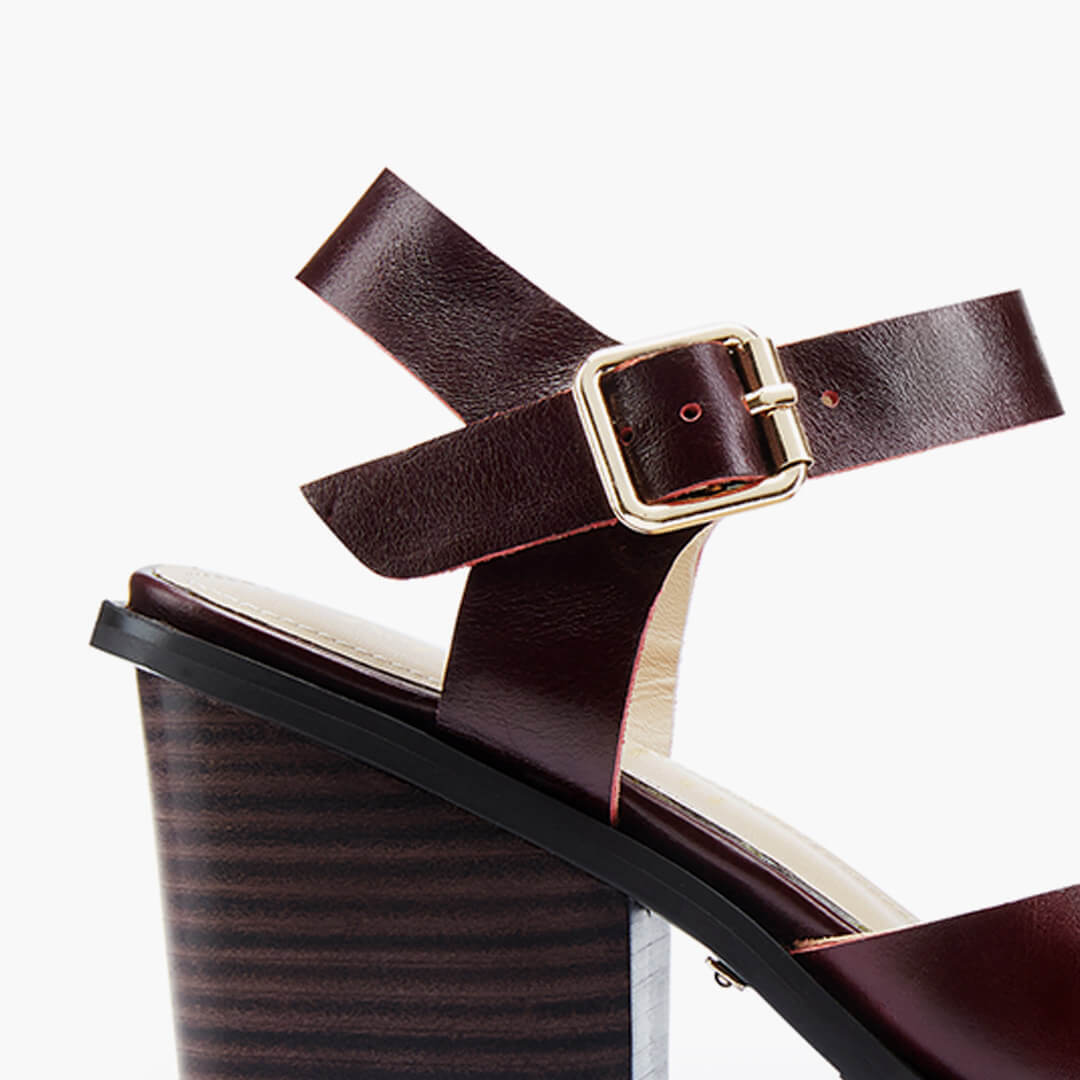 *DAST - brown two belt sandals