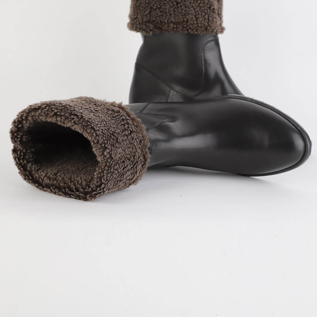 ELAT - fur lined half boots