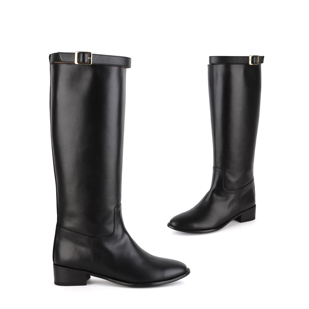 GENU - long leather boots