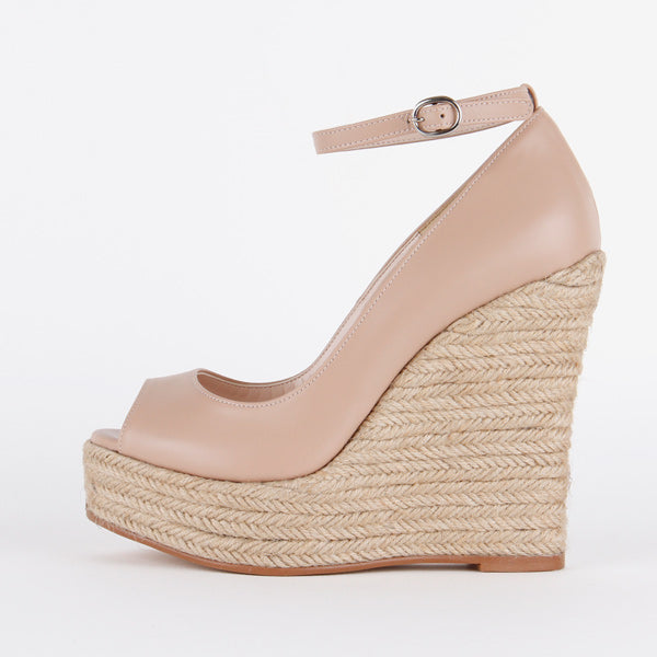 MARRISA - beige wedge