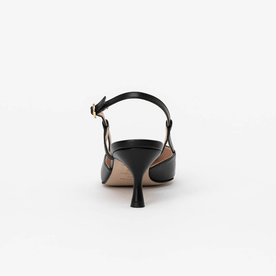 RUMBALD - leather slingback