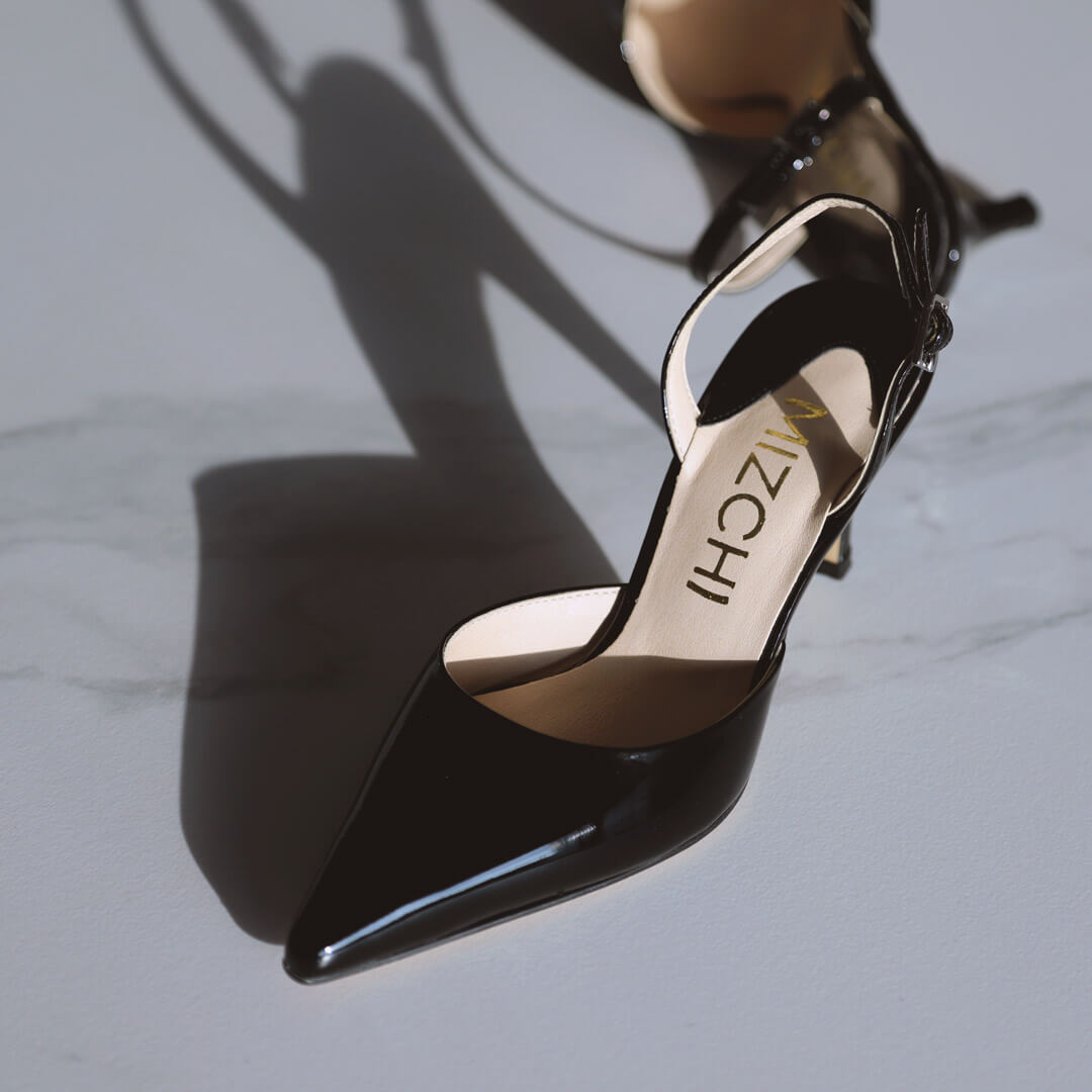 TESORO - patent leather slingback