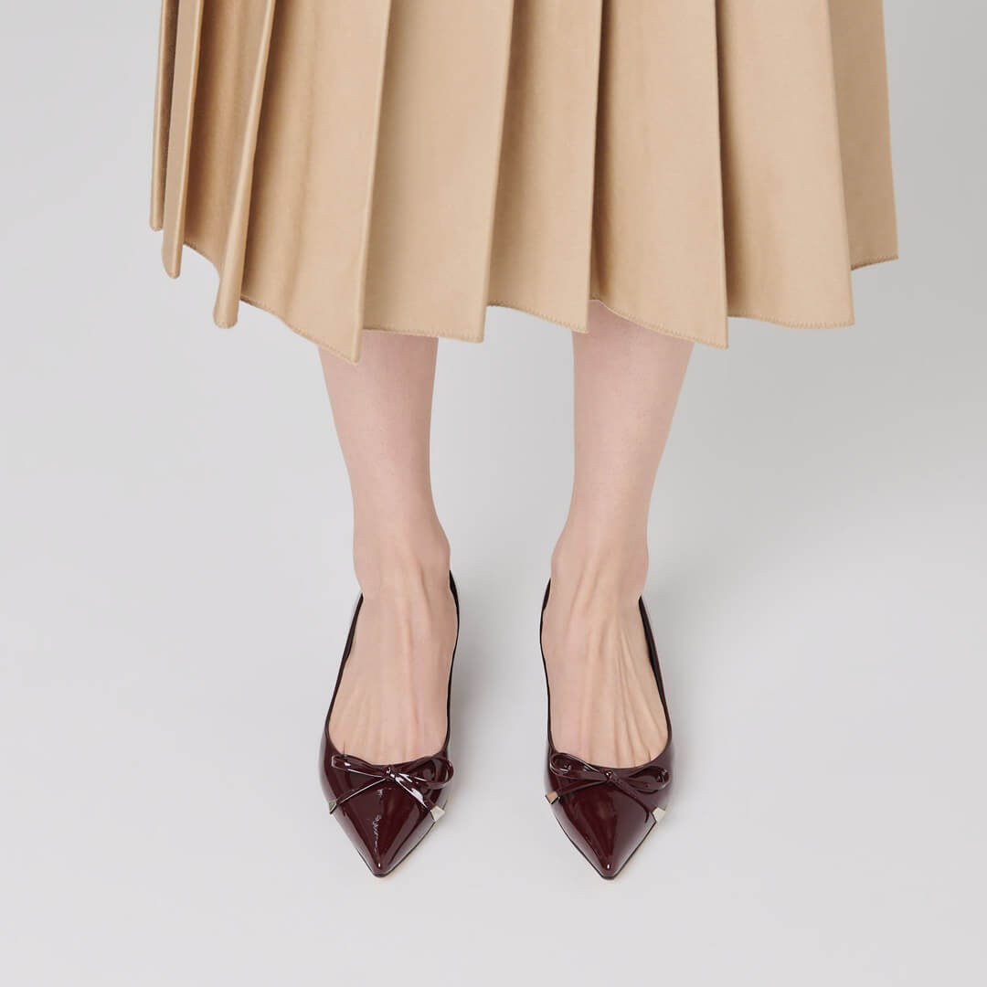 PIORLA - pointed ribbon heel