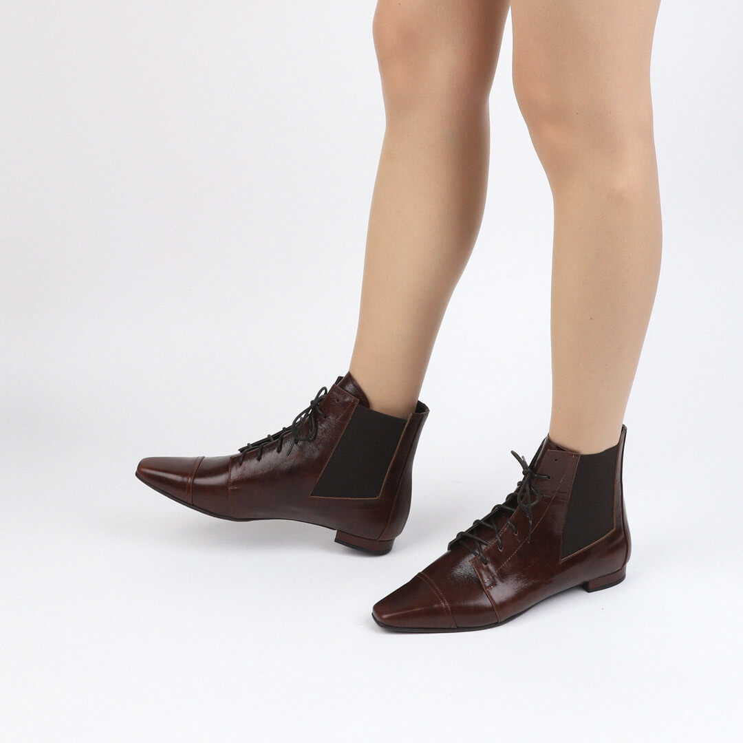 HAUNO - point toe ankle boot