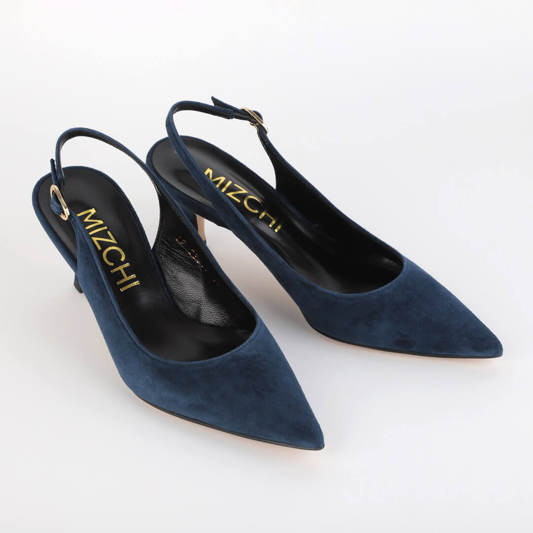 NAMU - suede slingback pump