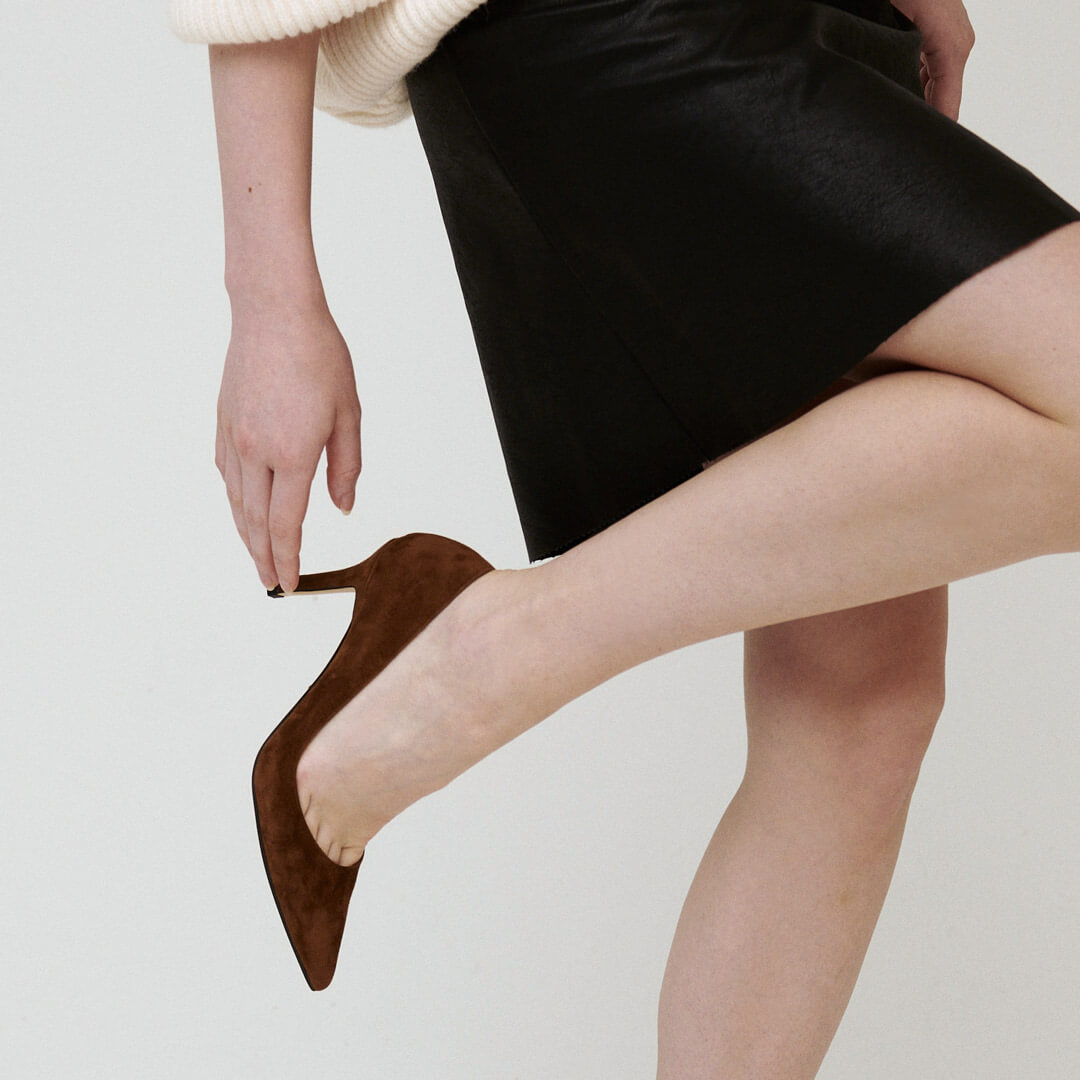 AMOLA SUEDE - leather pump