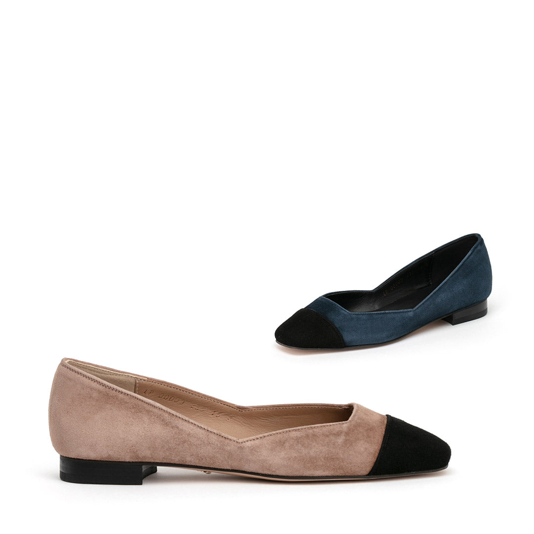 JOJO - flat suede pumps