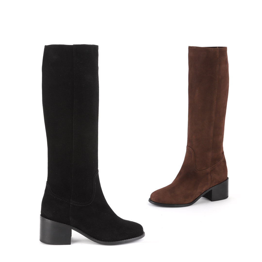 MAEVE - suede knee boot