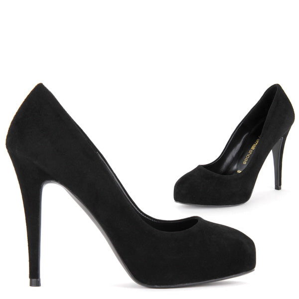 SCANDALIZE - black suede