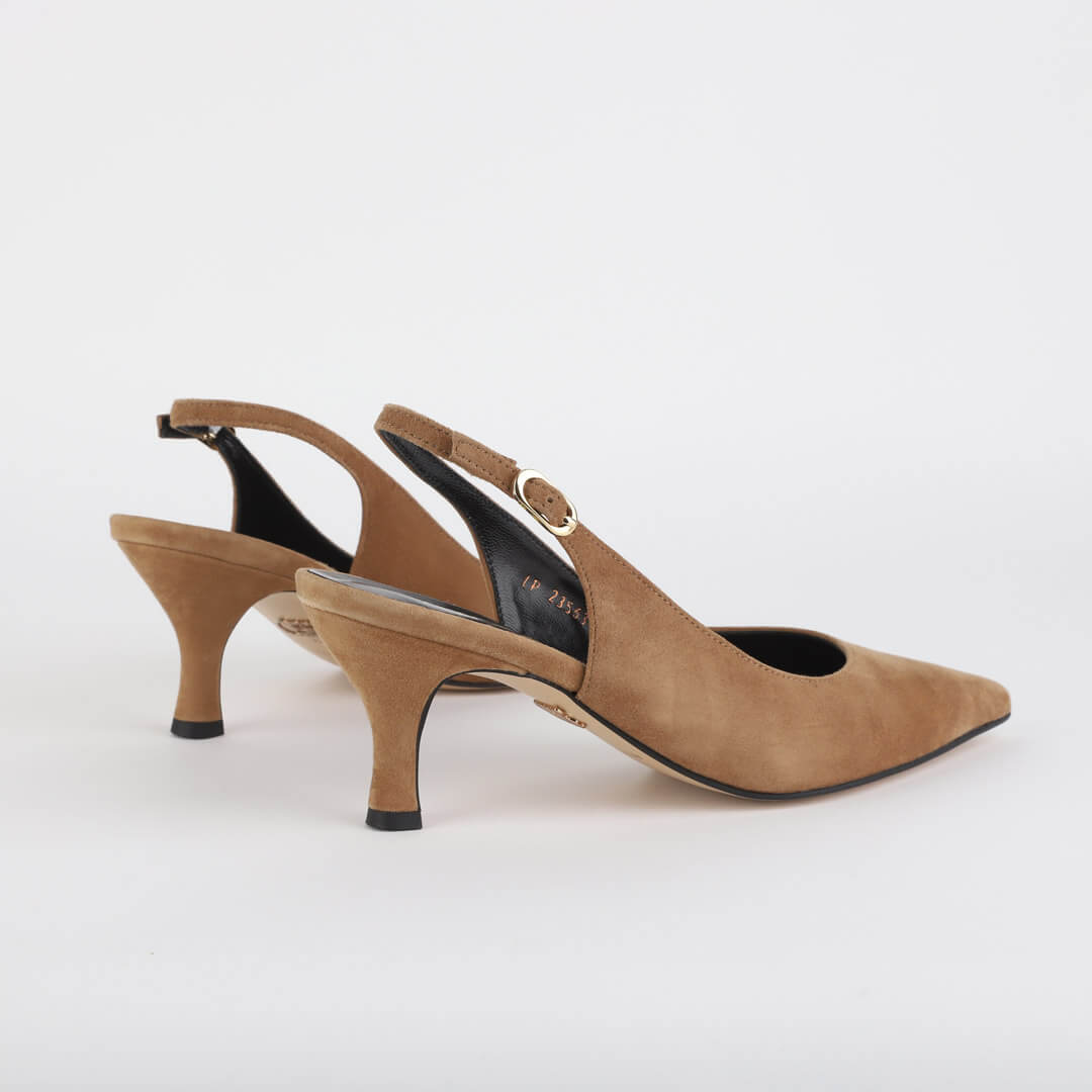 NAMU - suede slingback pump