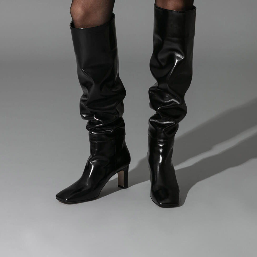 CORA - Knee high leather boots