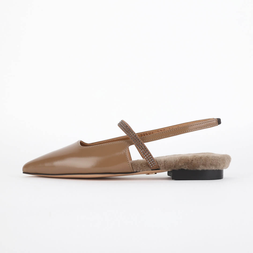 KATE - fur insole flat