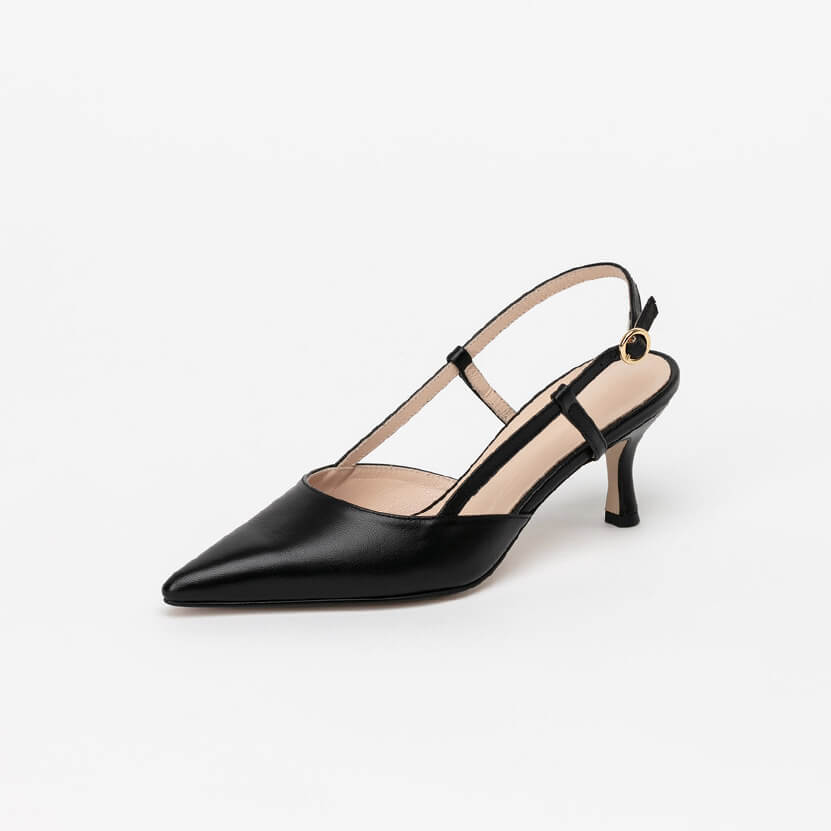 RUMBALD - leather slingback