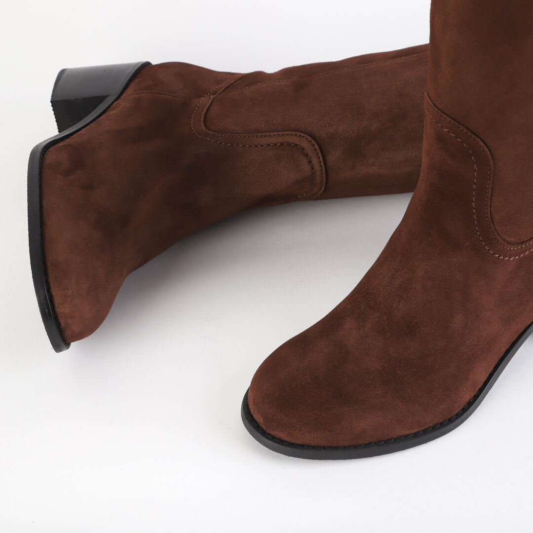 MAEVE - suede knee boot