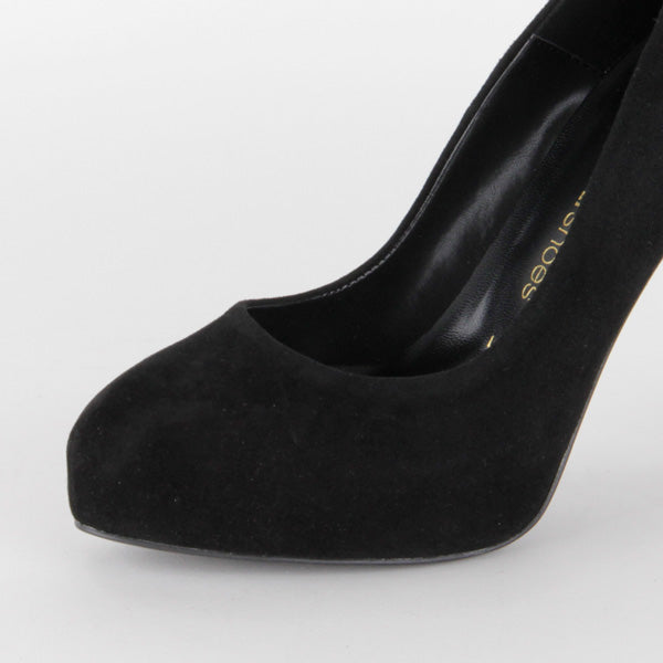 SCANDALIZE - black suede