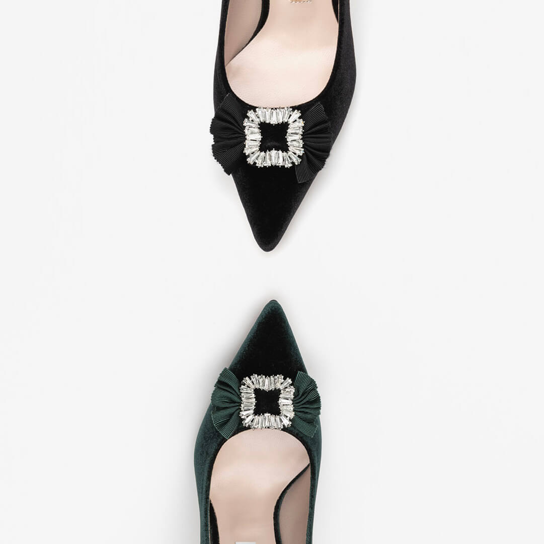 OMYER - velvet pumps