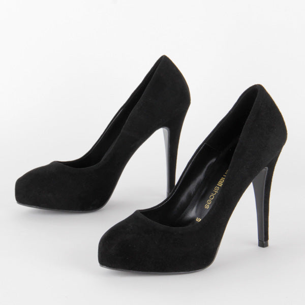 SCANDALIZE - black suede