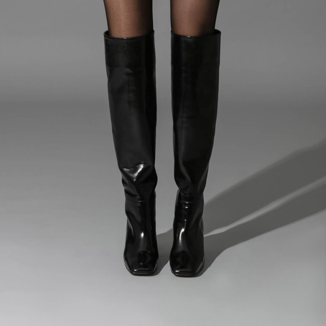 CORA - Knee high leather boots