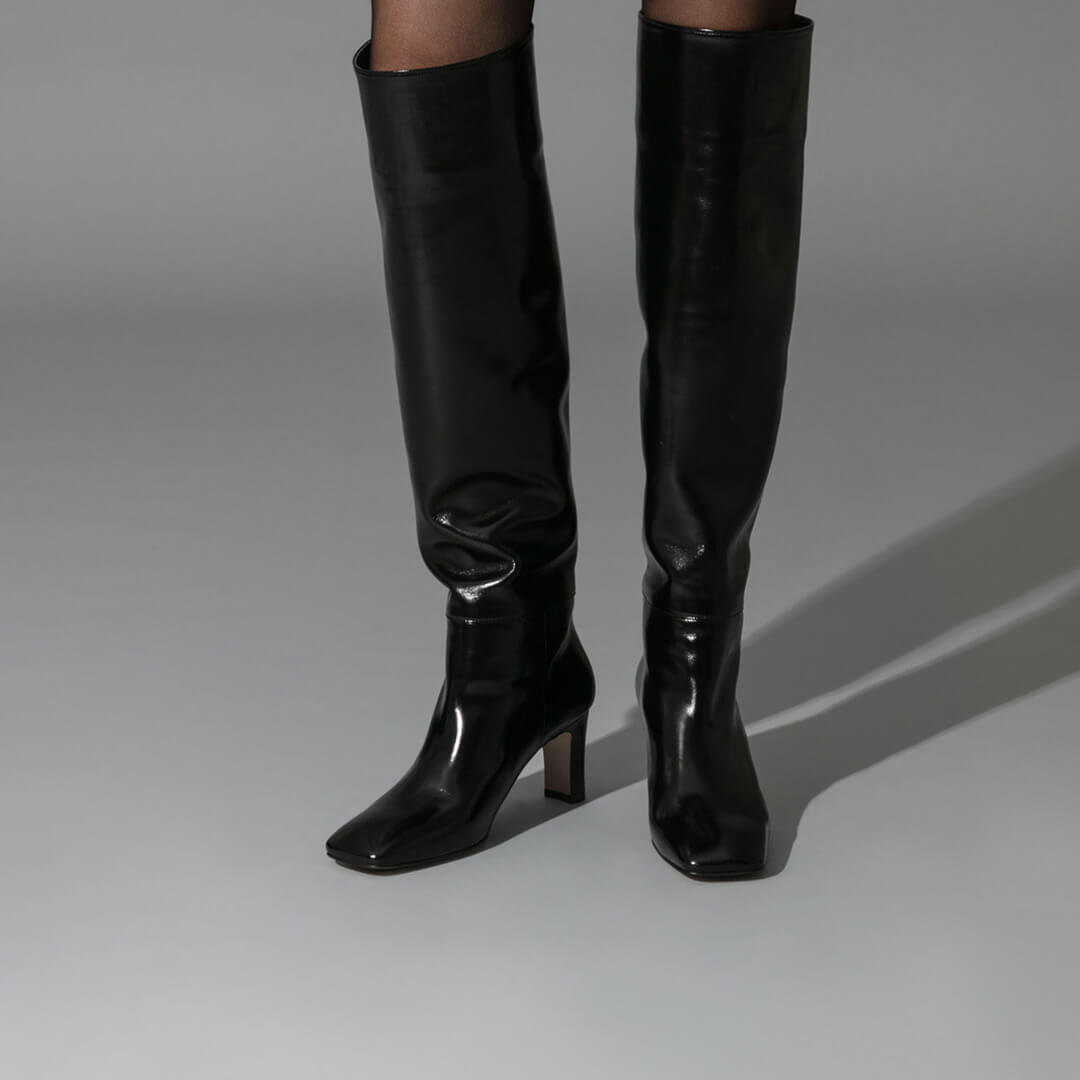 CORA - Knee high leather boots