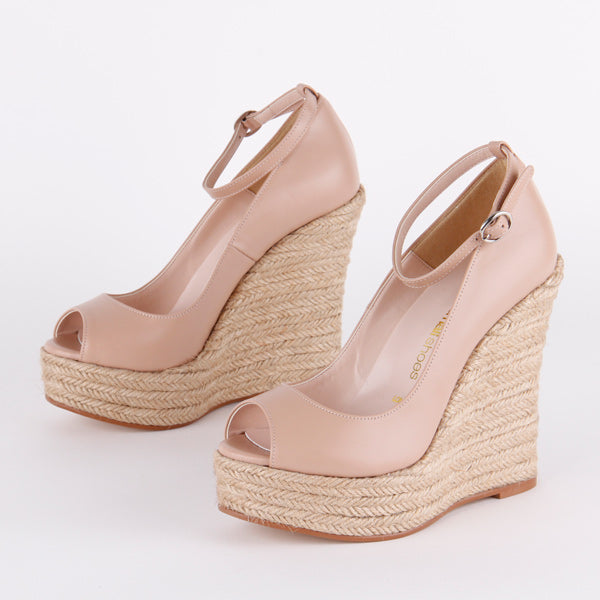 MARRISA - beige wedge